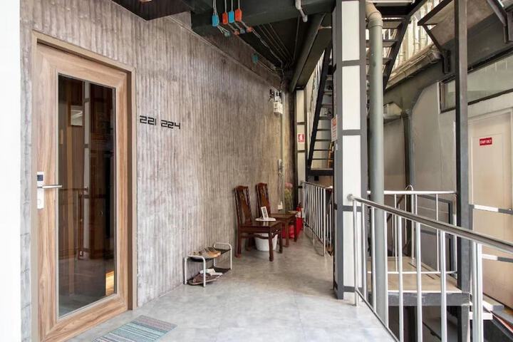 Interior entrance