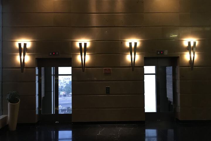 Interior entrance