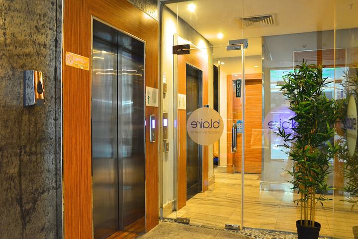 Interior entrance