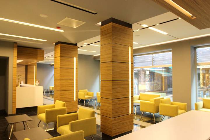 Interior entrance