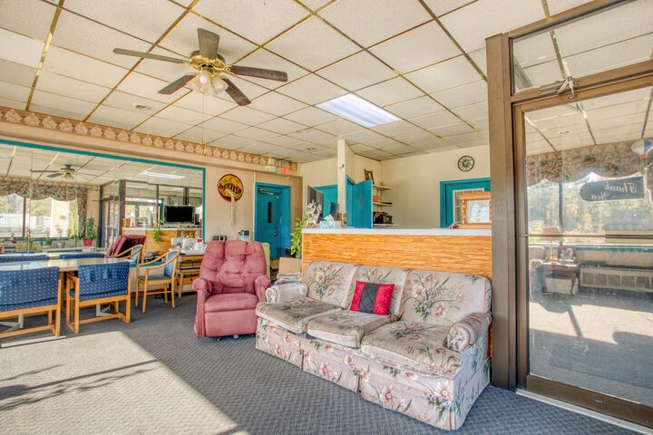 Lobby sitting area