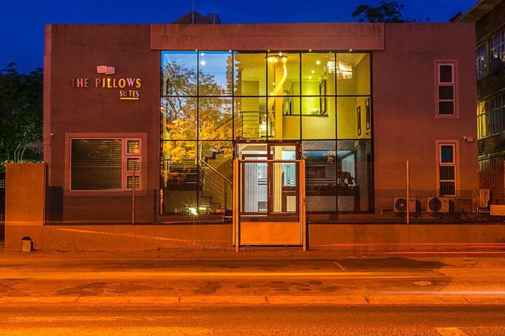 Exterior of The Pillows Suite