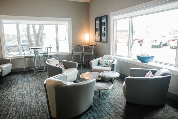 Lobby sitting area