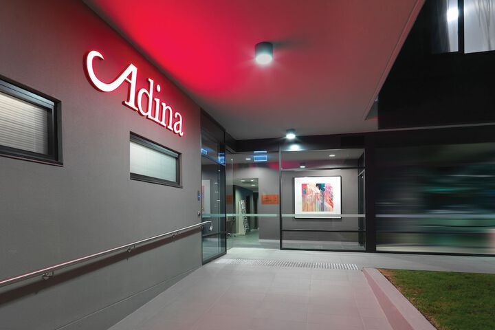 Interior entrance