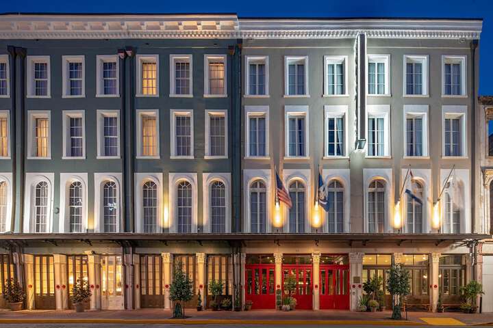 Front of property - evening/night