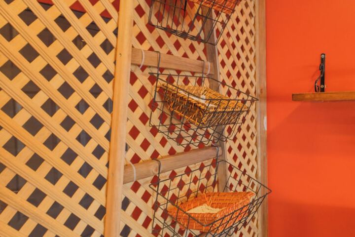 Interior entrance