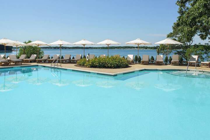 Swimming pool at The Pridwin Hotel
