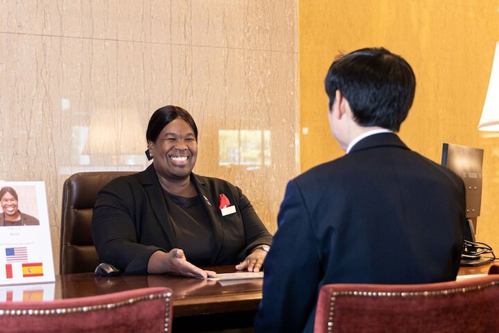 Concierge desk