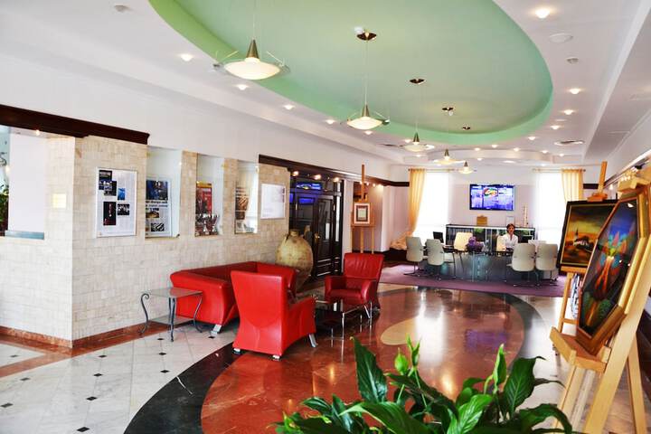 Interior entrance