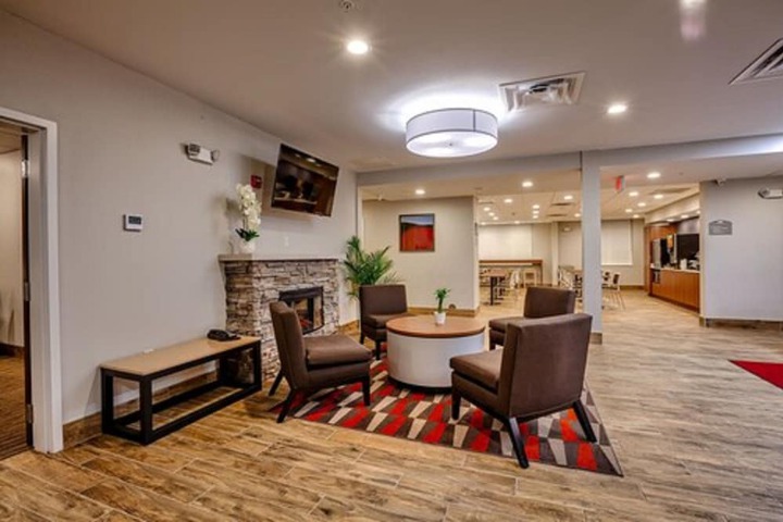 Lobby sitting area