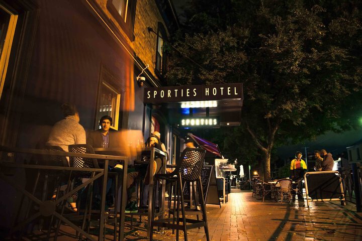 Front of property - evening/night