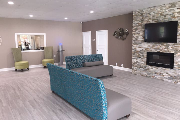Lobby sitting area
