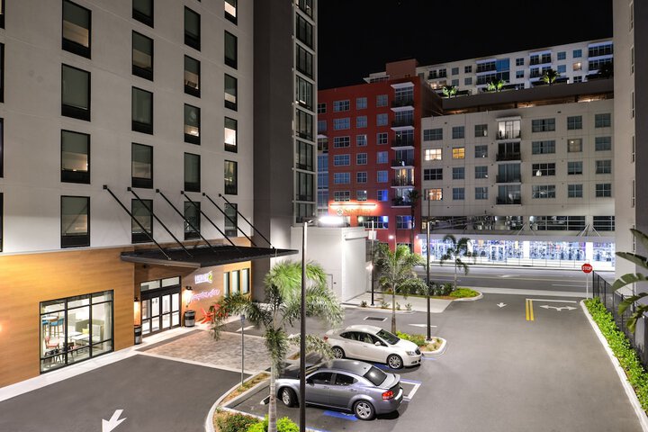 Front of property - evening/night