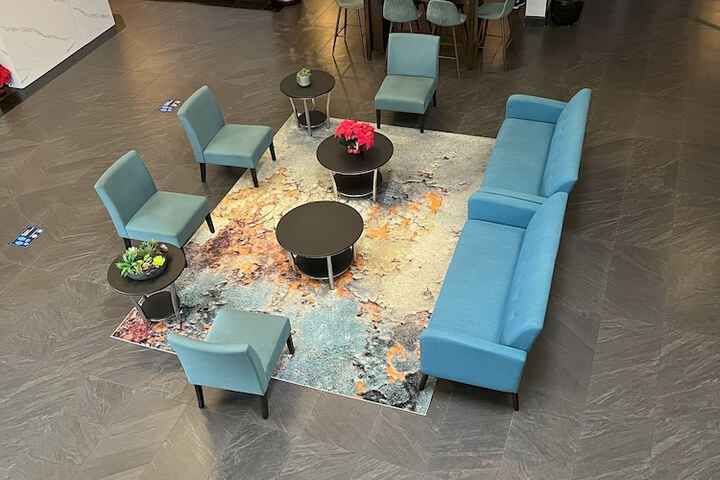 Lobby sitting area