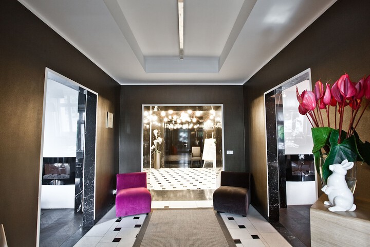 Interior entrance