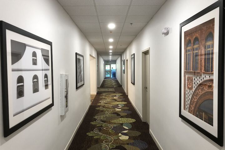 Interior entrance