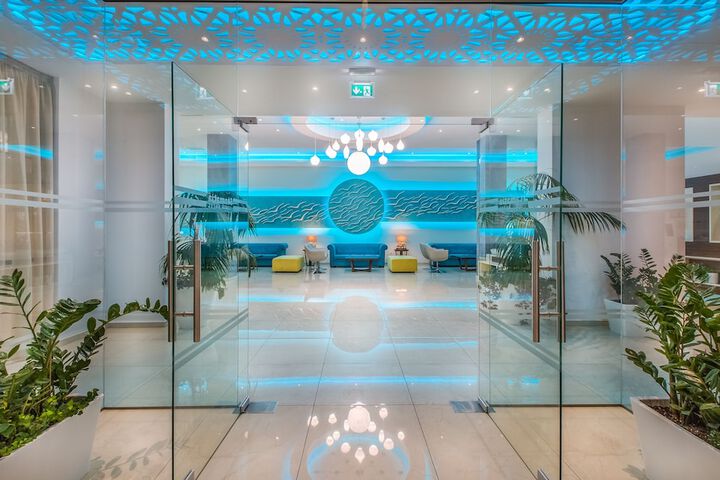 Interior entrance