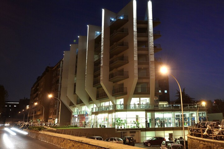 Front of property - evening/night