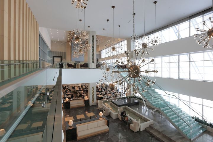 Interior entrance