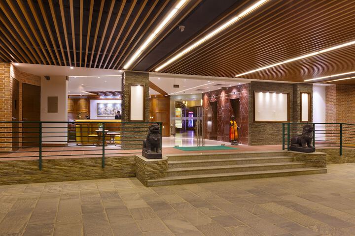 Interior entrance
