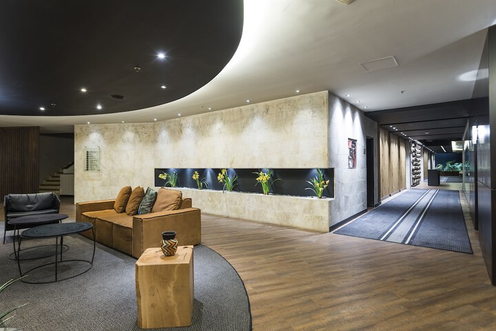Interior entrance