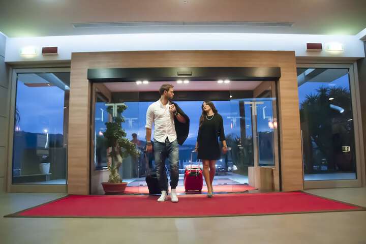 Interior entrance