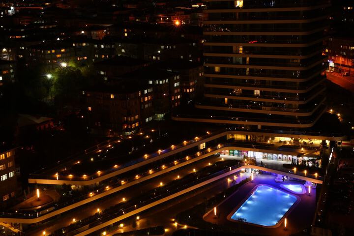 Front of property - evening/night