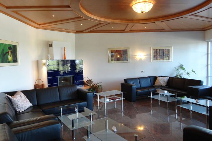 Lobby sitting area