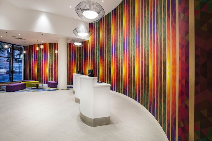 Interior entrance