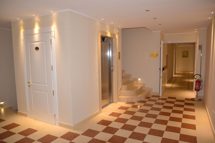 Interior entrance