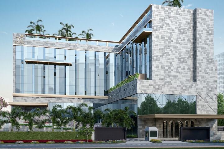 Exterior of Taj Palace Lucknow