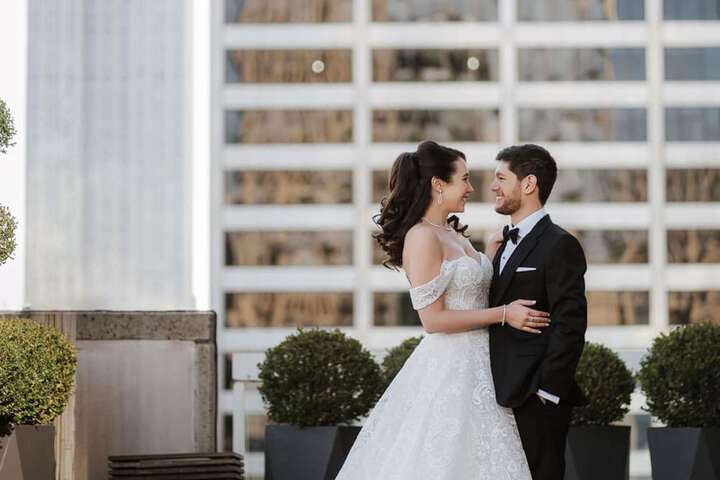 Indoor wedding
