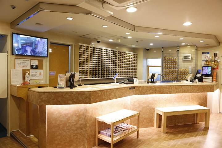 Interior entrance
