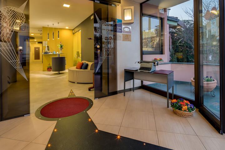 Interior entrance