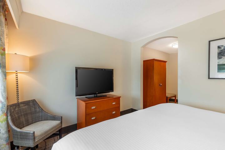 1 King Bed Refridgerator High Speed Internet Coffee Maker, Hair Full Breakfast (23 of 23)