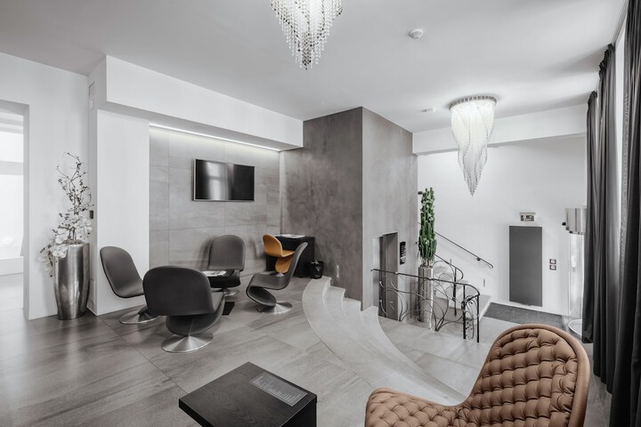 Lobby sitting area