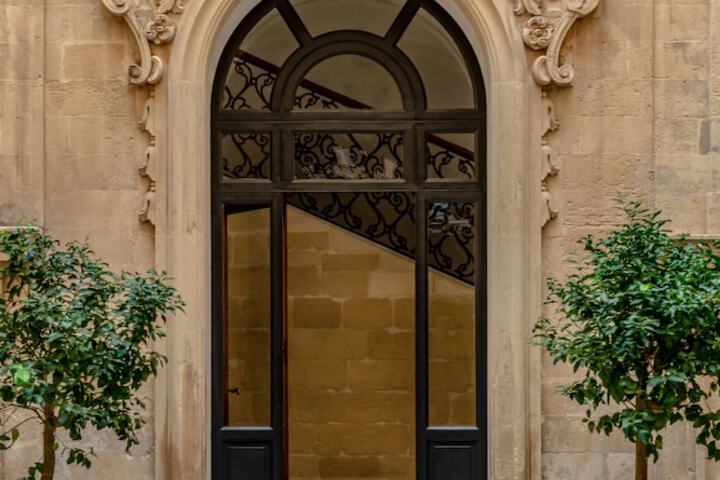 Interior entrance