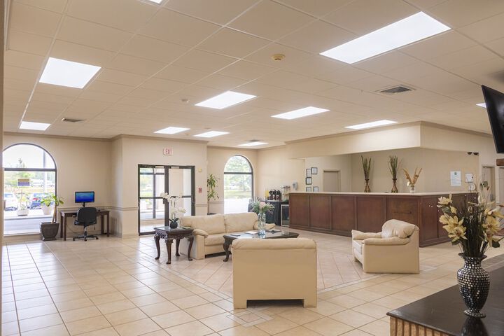 Lobby sitting area