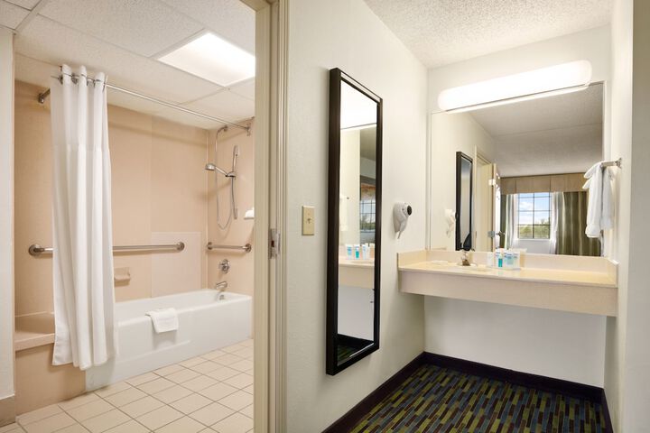 1 King Bed Mobility Accessible Roll in Shower (14 of 17)