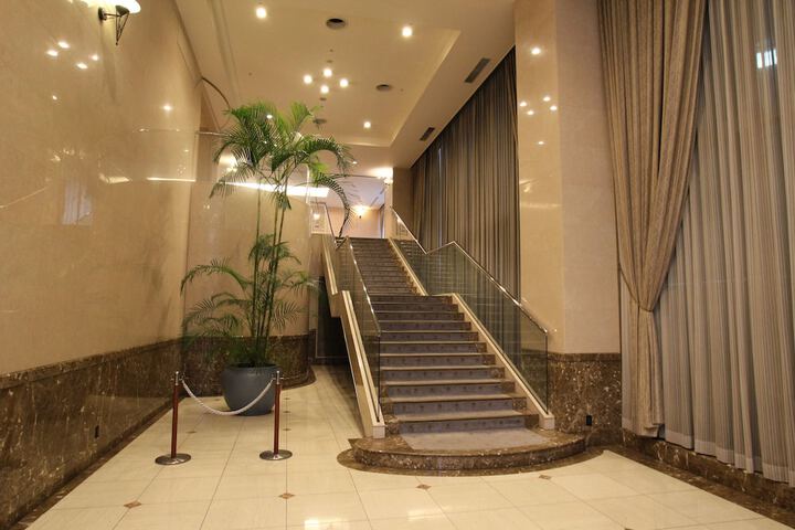 Interior entrance