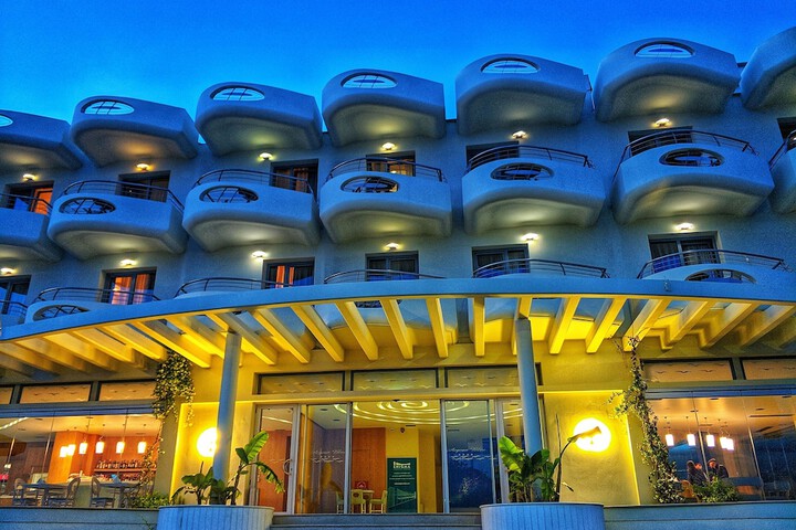 Exterior of Aegean Blue Beach Hotel
