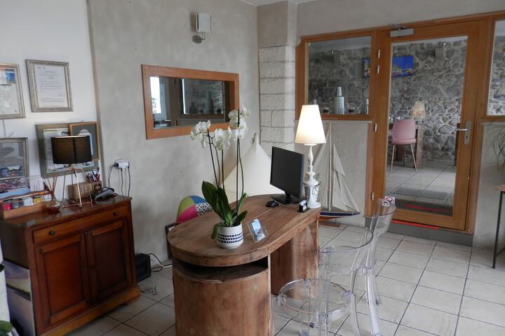 Interior entrance
