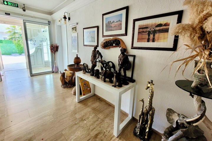 Interior entrance