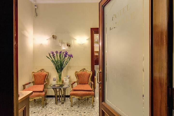 Interior entrance
