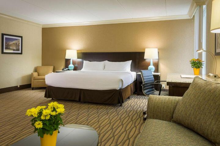 1 King Bed Sofa Bed Work Desk Refrigerator WiFi Keurig Coffee Maker Full Breakfast (8 of 15)