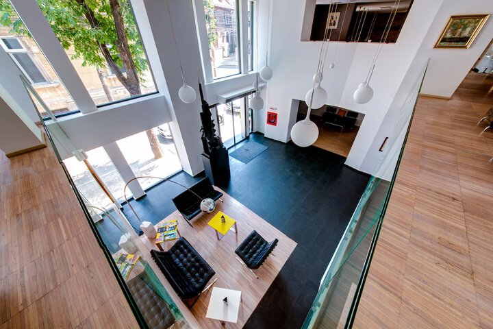 Interior entrance