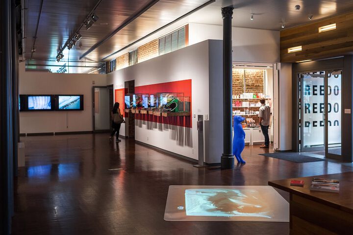 Interior entrance