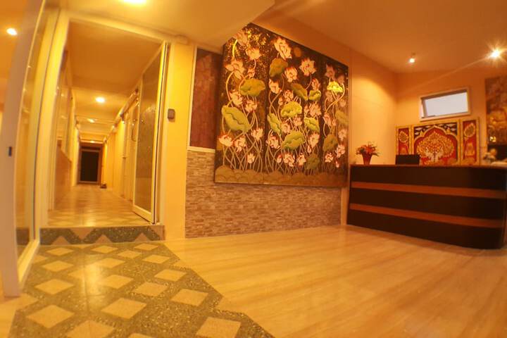 Interior entrance