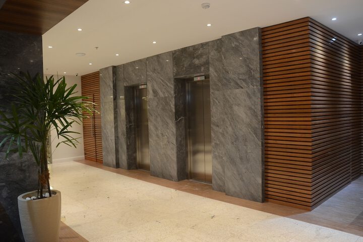 Interior entrance