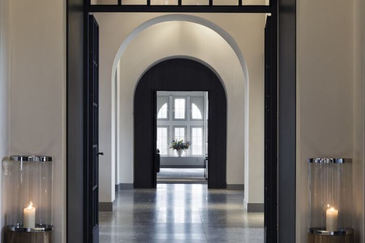 Interior entrance